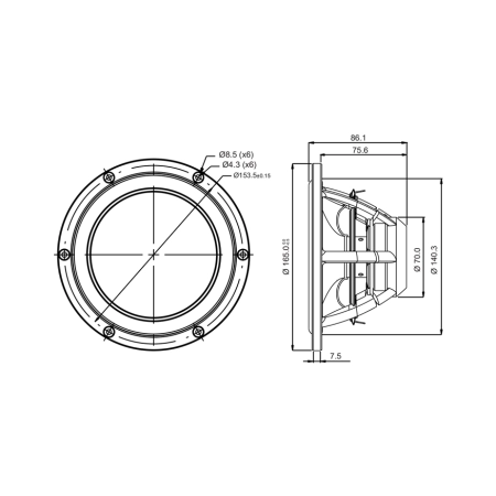 Głośnik SATORI MW16TX-4 / TeXtreme