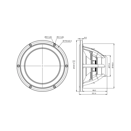 Głośnik SATORI MW19TX-8 / TeXtreme