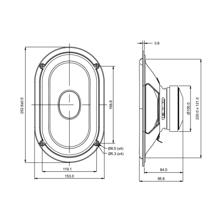 Głośnik SB Acoustics SB15SFCR39-4