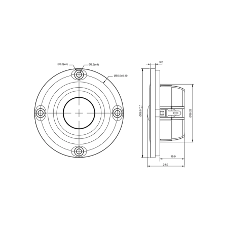 Głośnik SB Acoustics SB21SDCN-C000-4