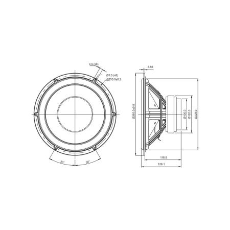 Głośnik Sb Acoustics SB26SFCL38-4