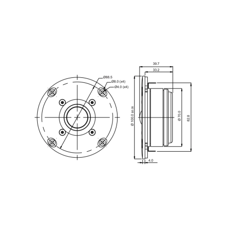 Głośnik SB Acoustics SB26STC-C000-4