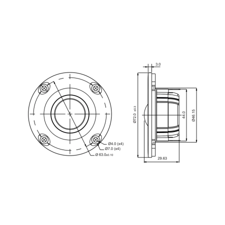 Głośnik SB Acoustics SB21STCN-C000-4