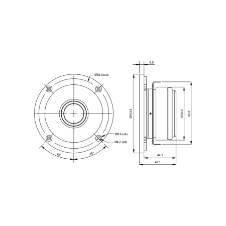 Głośnik SB Acoustics SB26STWGC-4