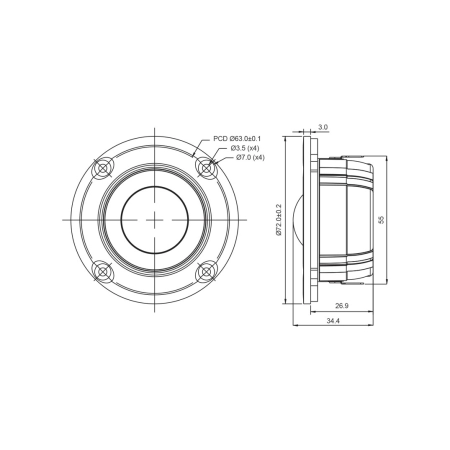 Głośnik SB Acoustics SB29SDNC-C000-4